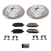 SC7340 Semi-Coated Rotor & Low-Dust Ceramic Brake Pad Kit - image 1