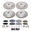 SC7349 Semi-Coated Rotor & Low-Dust Ceramic Brake Pad Kit - image 1