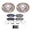 SC7356 Semi-Coated Rotor & Low-Dust Ceramic Brake Pad Kit - image 1