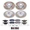 SC7357 Semi-Coated Rotor & Low-Dust Ceramic Brake Pad Kit - image 1