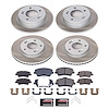 SC7385 Semi-Coated Rotor & Low-Dust Ceramic Brake Pad Kit - image 1