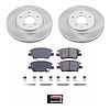 SC7399 Semi-Coated Rotor & Low-Dust Ceramic Brake Pad Kit