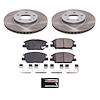 SC7400 Semi-Coated Rotor & Low-Dust Ceramic Brake Pad Kit - image 1