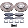 SC7409 Semi-Coated Rotor & Low-Dust Ceramic Brake Pad Kit - image 1