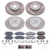 SC7410 Semi-Coated Rotor & Low-Dust Ceramic Brake Pad Kit - image 1