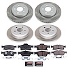 SC7413 Semi-Coated Rotor & Low-Dust Ceramic Brake Pad Kit - image 1