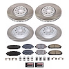 SC7415 Semi-Coated Rotor & Low-Dust Ceramic Brake Pad Kit - image 1