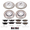 SC7416 Semi-Coated Rotor & Low-Dust Ceramic Brake Pad Kit - image 1