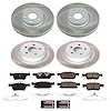 SC7419 Semi-Coated Rotor & Low-Dust Ceramic Brake Pad Kit - image 1
