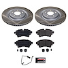 SC7431 Semi-Coated Rotor & Low-Dust Ceramic Brake Pad Kit - image 1