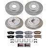 SC750 Semi-Coated Rotor & Low-Dust Ceramic Brake Pad Kit - image 1