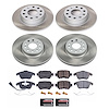 SC7501 Semi-Coated Rotor & Low-Dust Ceramic Brake Pad Kit - image 1