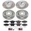 SC7502 Semi-Coated Rotor & Low-Dust Ceramic Brake Pad Kit - image 1