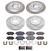 SC7504 Semi-Coated Rotor & Low-Dust Ceramic Brake Pad Kit - image 1