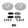 SC7509 Semi-Coated Rotor & Low-Dust Ceramic Brake Pad Kit - image 1