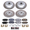 SC7514 Semi-Coated Rotor & Low-Dust Ceramic Brake Pad Kit - image 1