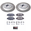 SC7516 Semi-Coated Rotor & Low-Dust Ceramic Brake Pad Kit