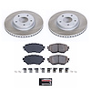 SC7517 Semi-Coated Rotor & Low-Dust Ceramic Brake Pad Kit - image 1