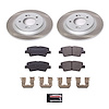 SC7524 Semi-Coated Rotor & Low-Dust Ceramic Brake Pad Kit