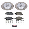 SC7528 Semi-Coated Rotor & Low-Dust Ceramic Brake Pad Kit