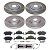 SC7531 Semi-Coated Rotor & Low-Dust Ceramic Brake Pad Kit