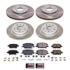 SC7564 Semi-Coated Rotor & Low-Dust Ceramic Brake Pad Kit - image 1