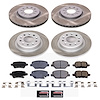 SC7565 Semi-Coated Rotor & Low-Dust Ceramic Brake Pad Kit - image 1