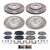 SC7567 Semi-Coated Rotor & Low-Dust Ceramic Brake Pad Kit - image 1