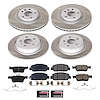 SC7570 Semi-Coated Rotor & Low-Dust Ceramic Brake Pad Kit - image 1