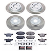 SC7574 Semi-Coated Rotor & Low-Dust Ceramic Brake Pad Kit - image 1