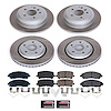 SC7576 Semi-Coated Rotor & Low-Dust Ceramic Brake Pad Kit