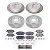 SC7581 Semi-Coated Rotor & Low-Dust Ceramic Brake Pad Kit - image 1