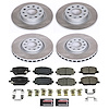 SC7598 Semi-Coated Rotor & Low-Dust Ceramic Brake Pad Kit - image 1