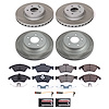 SC7616 Semi-Coated Rotor & Low-Dust Ceramic Brake Pad Kit - image 1