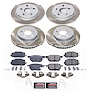 SC7632 Semi-Coated Rotor & Low-Dust Ceramic Brake Pad Kit - image 1
