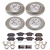 SC7636 Semi-Coated Rotor & Low-Dust Ceramic Brake Pad Kit - image 1