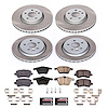 SC7637 Semi-Coated Rotor & Low-Dust Ceramic Brake Pad Kit - image 1