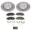 SC7670 Semi-Coated Rotor & Low-Dust Ceramic Brake Pad Kit - image 1