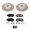 SC7672 Semi-Coated Rotor & Low-Dust Ceramic Brake Pad Kit - image 1