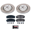 SC7688 Semi-Coated Rotor & Low-Dust Ceramic Brake Pad Kit - image 1