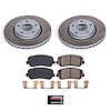 SC7689 Semi-Coated Rotor & Low-Dust Ceramic Brake Pad Kit - image 1