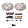SC770 Semi-Coated Rotor & Low-Dust Ceramic Brake Pad Kit - image 1