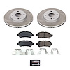 SC7700 Semi-Coated Rotor & Low-Dust Ceramic Brake Pad Kit