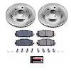 SC7701 Semi-Coated Rotor & Low-Dust Ceramic Brake Pad Kit - image 1