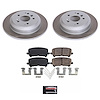 SC7727 Semi-Coated Rotor & Low-Dust Ceramic Brake Pad Kit - image 1