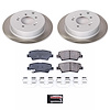 SC7729 Semi-Coated Rotor & Low-Dust Ceramic Brake Pad Kit - image 1
