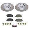 SC7736 Semi-Coated Rotor & Low-Dust Ceramic Brake Pad Kit - image 1