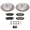 SC7739 Semi-Coated Rotor & Low-Dust Ceramic Brake Pad Kit - image 1