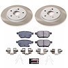 SC7753 Semi-Coated Rotor & Low-Dust Ceramic Brake Pad Kit - image 1