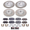 SC7824 Semi-Coated Rotor & Low-Dust Ceramic Brake Pad Kit - image 1